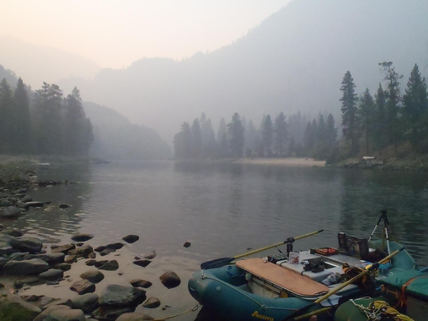 Main Salmon at Corn Creek