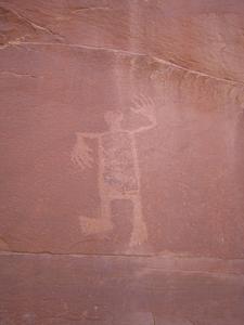 Wolfman Petroglyph Panel